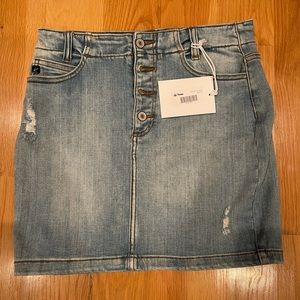 NWT Kancan Medium denim jean skirt